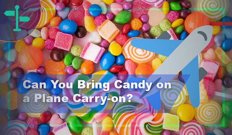 candy on palne